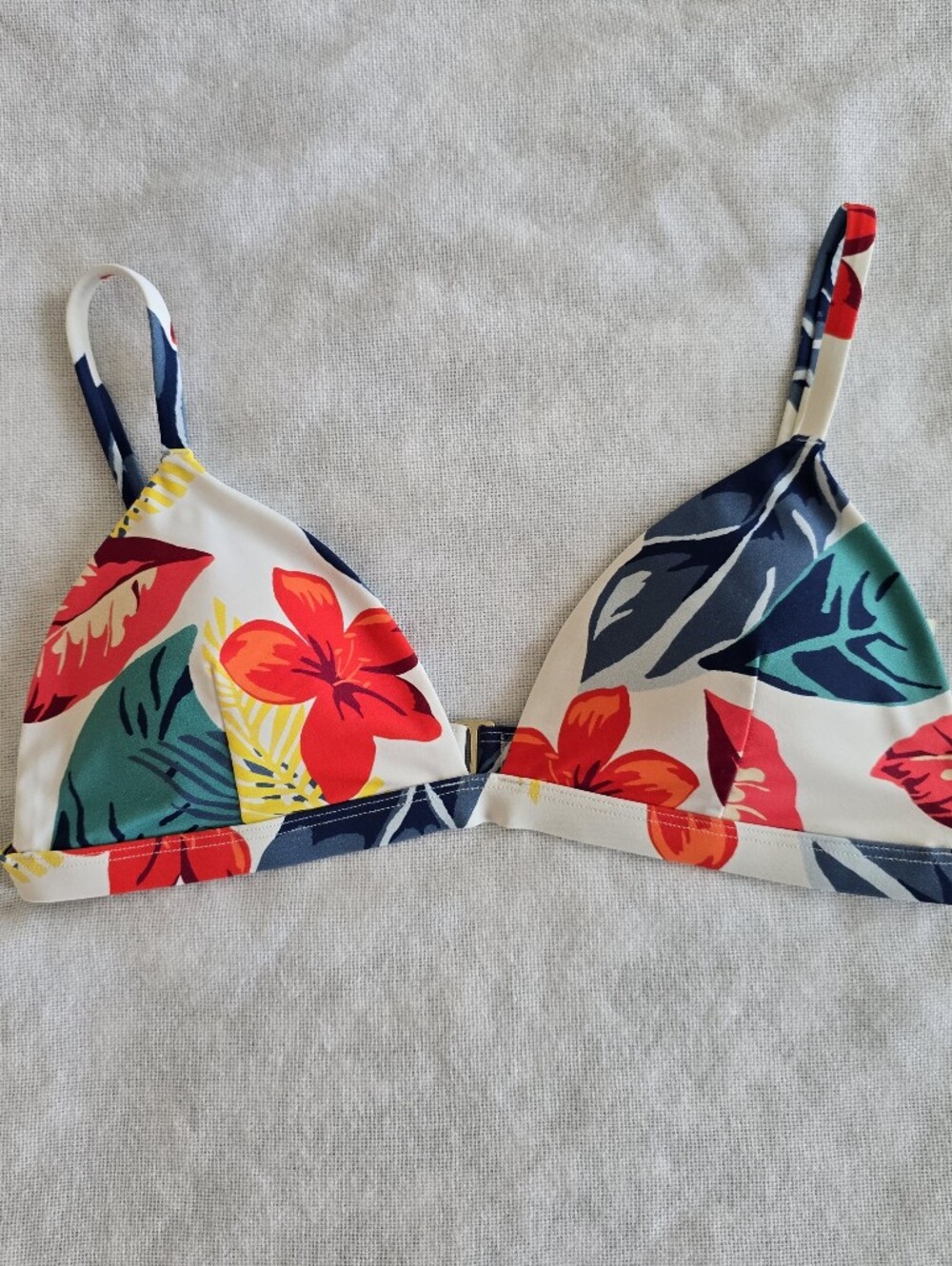 Hollister Tropical Floral Bikini Top